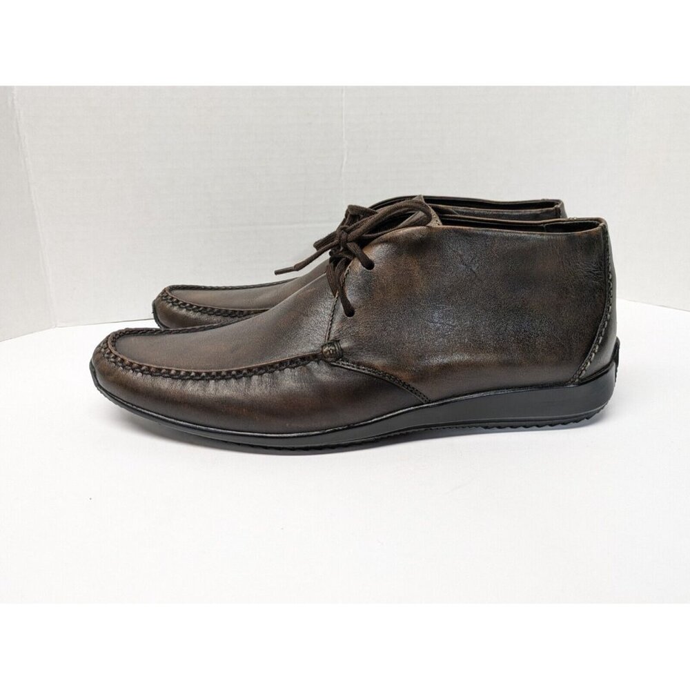 Mens Martin Dingman Chukka Boots Brown Lace Up Leather Brazil Size 9.5 M 520141